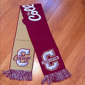 College of Charleston Maroon and Gold Scarf